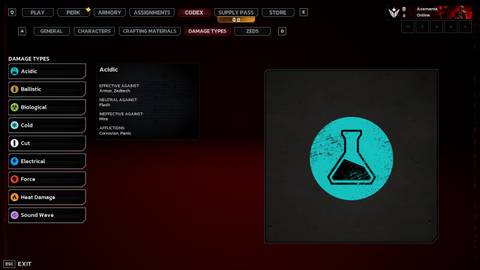 KF3 Acid Damage Type