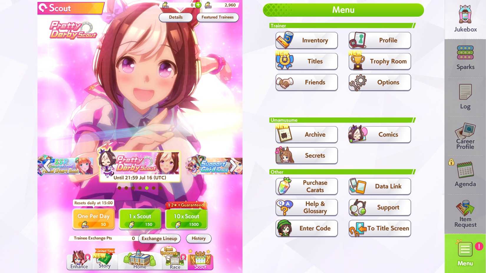 Umamusume Pretty Derby Scout Banner