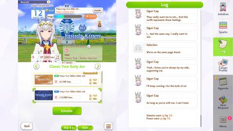 Where to find Yasuda Kinen in Umamusume