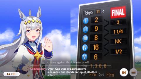 Umamusume Oguri Cap Race Win