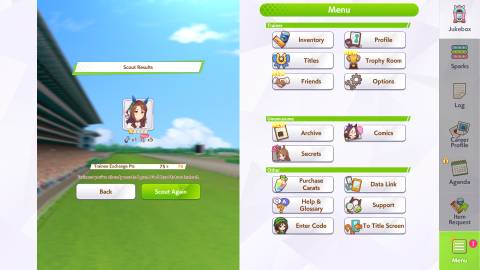 Getting a Goddess Statue in Umamusume