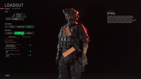 Ready or Not Steel Armor description