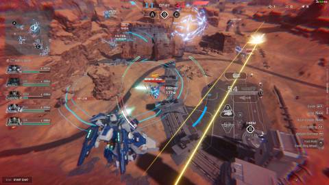 Mecha BREAK Alysnes in combat