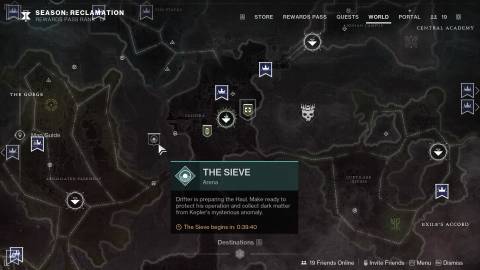 Destiny 2 Edge of Fate The Sieve map