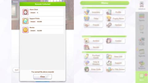 Alarm Clock reward from an Umamusume Pretty Derby event