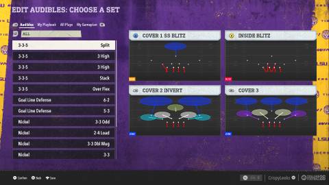 3-3-5 defense playbook college football 26