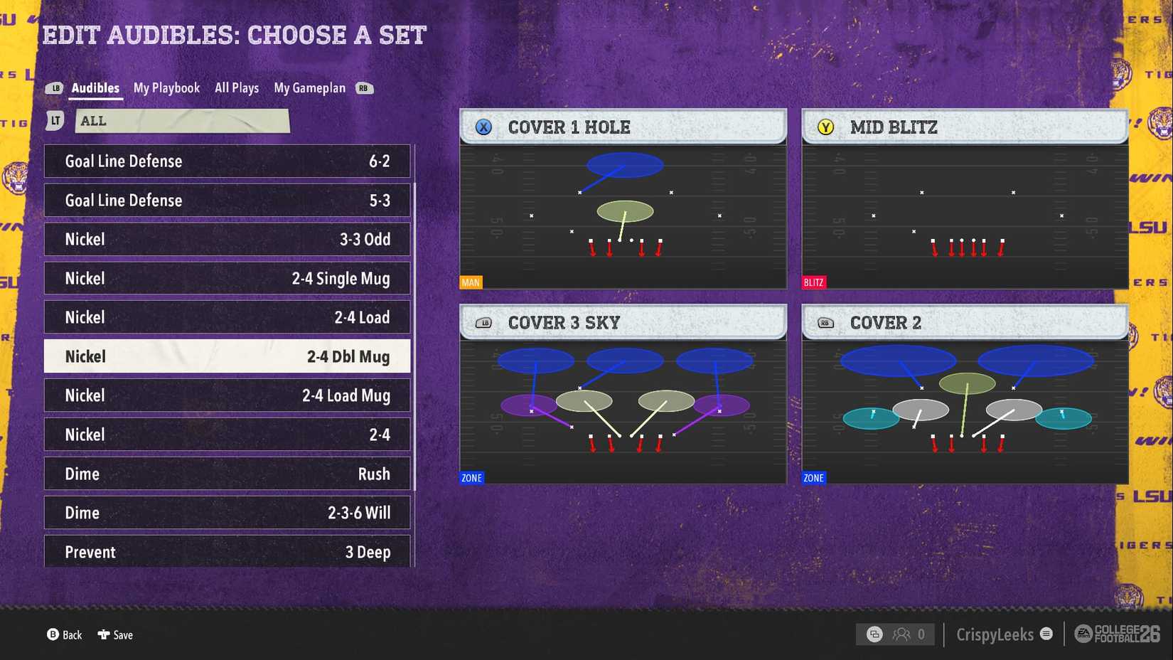 3-4 defense playbook college football 26