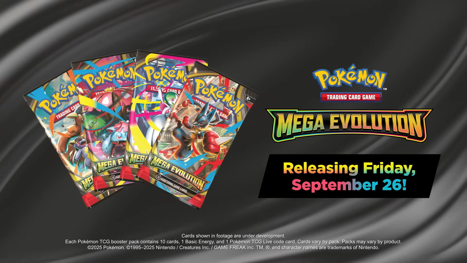 Pokemon Trading Card Game Reveals 6 Mega Evolution Expansion Cards and Release Date Pokemon Trading Card Game Reveals 6 Mega Evolution Expansion Cards and Release Date