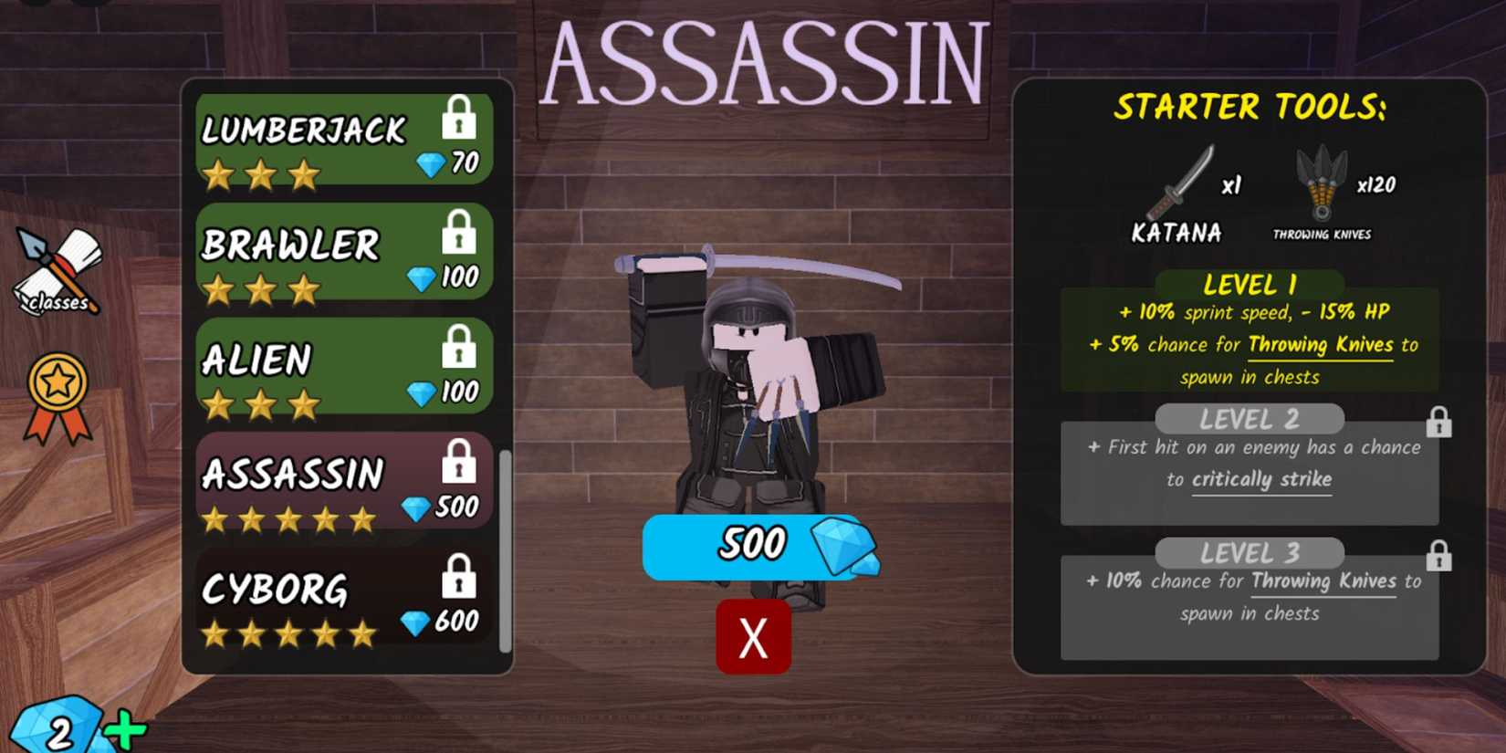 99 Nights in the Forest Assassin