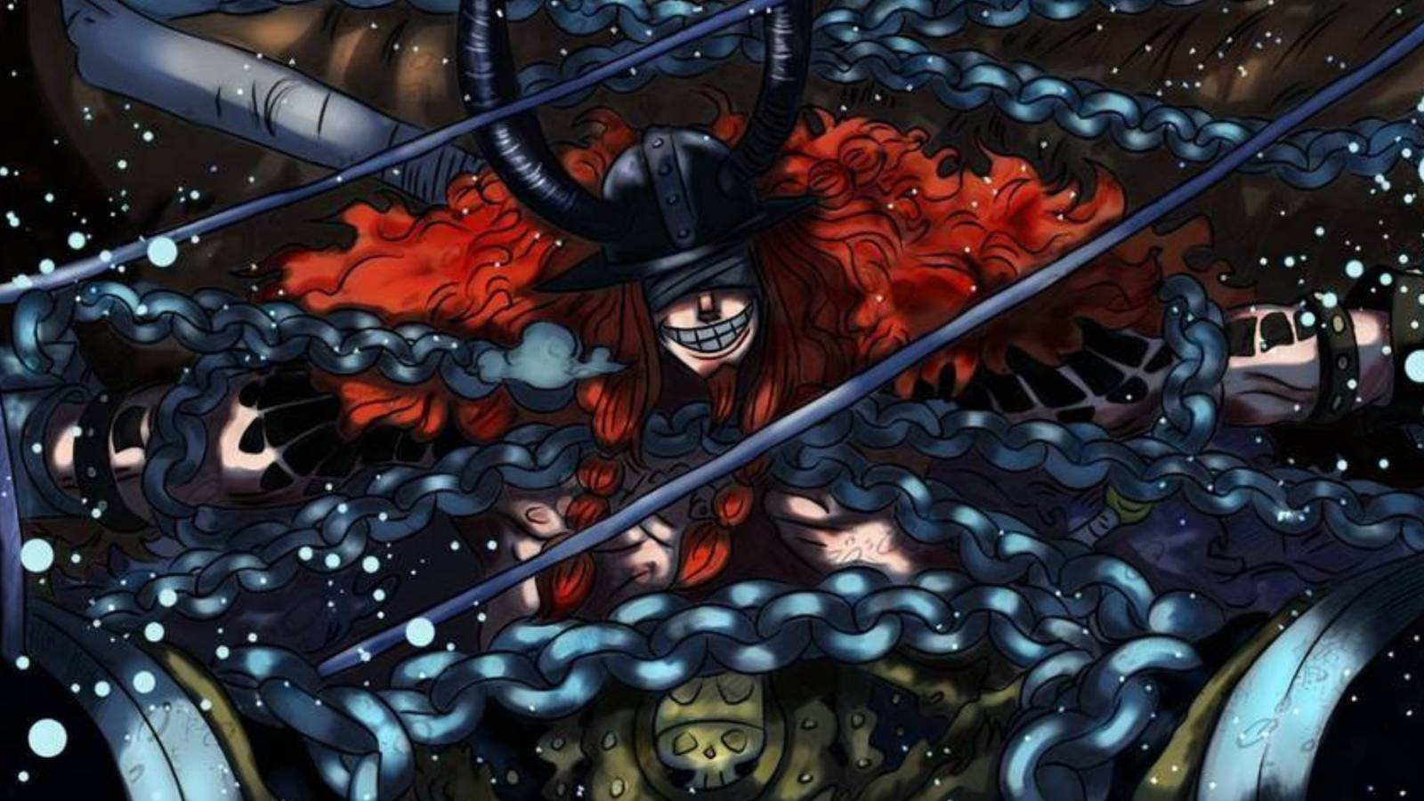 A colored picture of Loki - One Piece