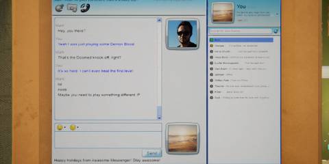 A message board in Among Ashes