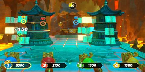 A minigame in Rabbids Party of Legends