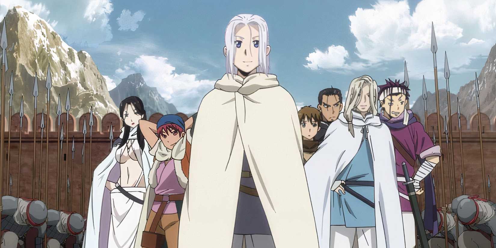A scene with characters in The Heroic Legend Of Arslan (Anime)