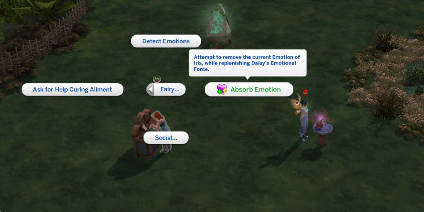 absorb emotion option the sims 4