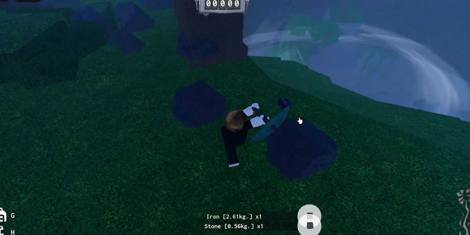 Abyss Miner player farming ore