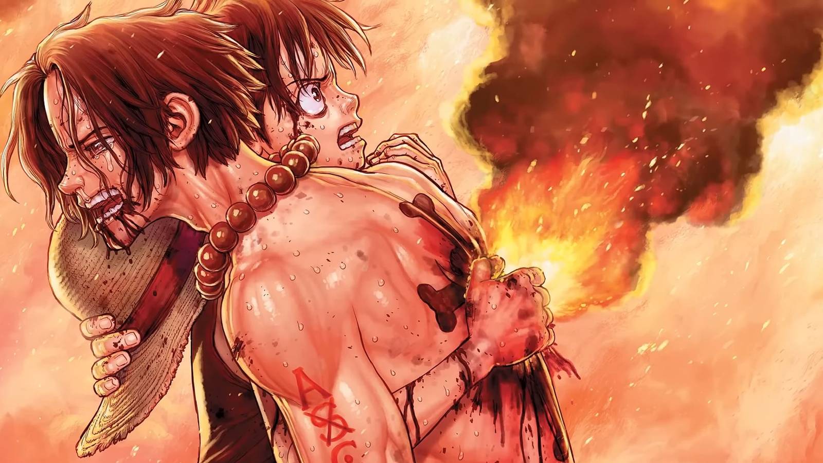 picture: illustration of ace's manga.