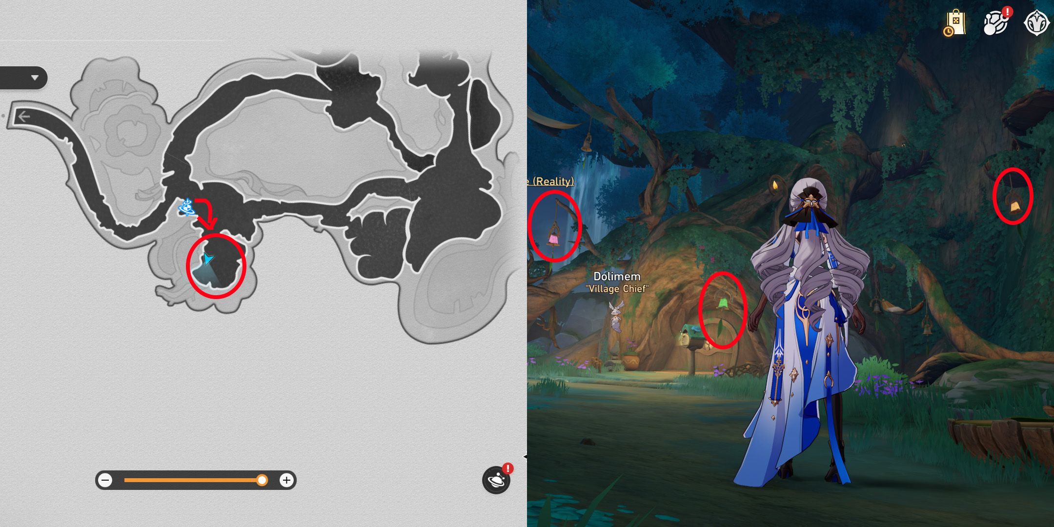 aedes elysiae wind chime location 1-3 in honkai star rail