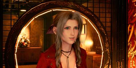 Aerith in Final Fantasy 7 Remake (PS5)