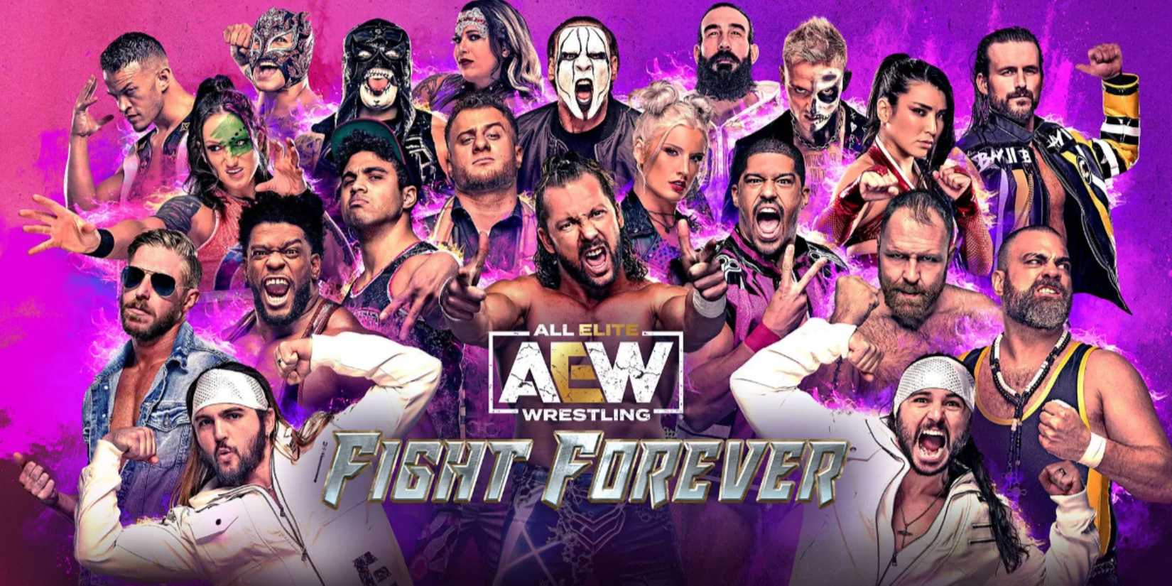 aew fight forever roster cover