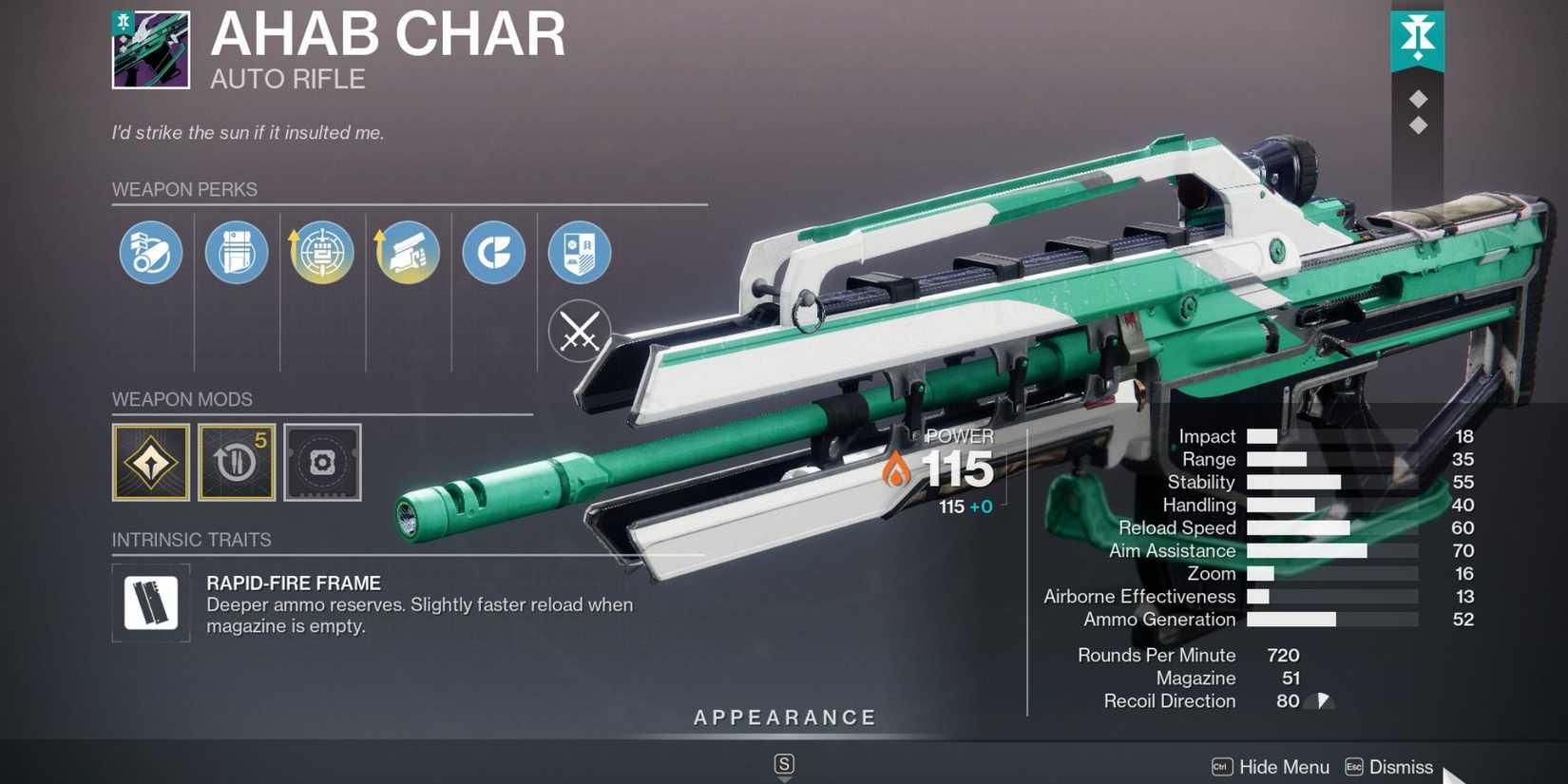 Ahab Char Destiny 2 Curated Rolls