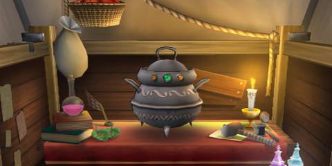 Alchemy pot in Dragon Quest 8 Journey Of The Cursed King