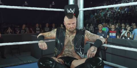 aleister black 2k25 ring sitting down