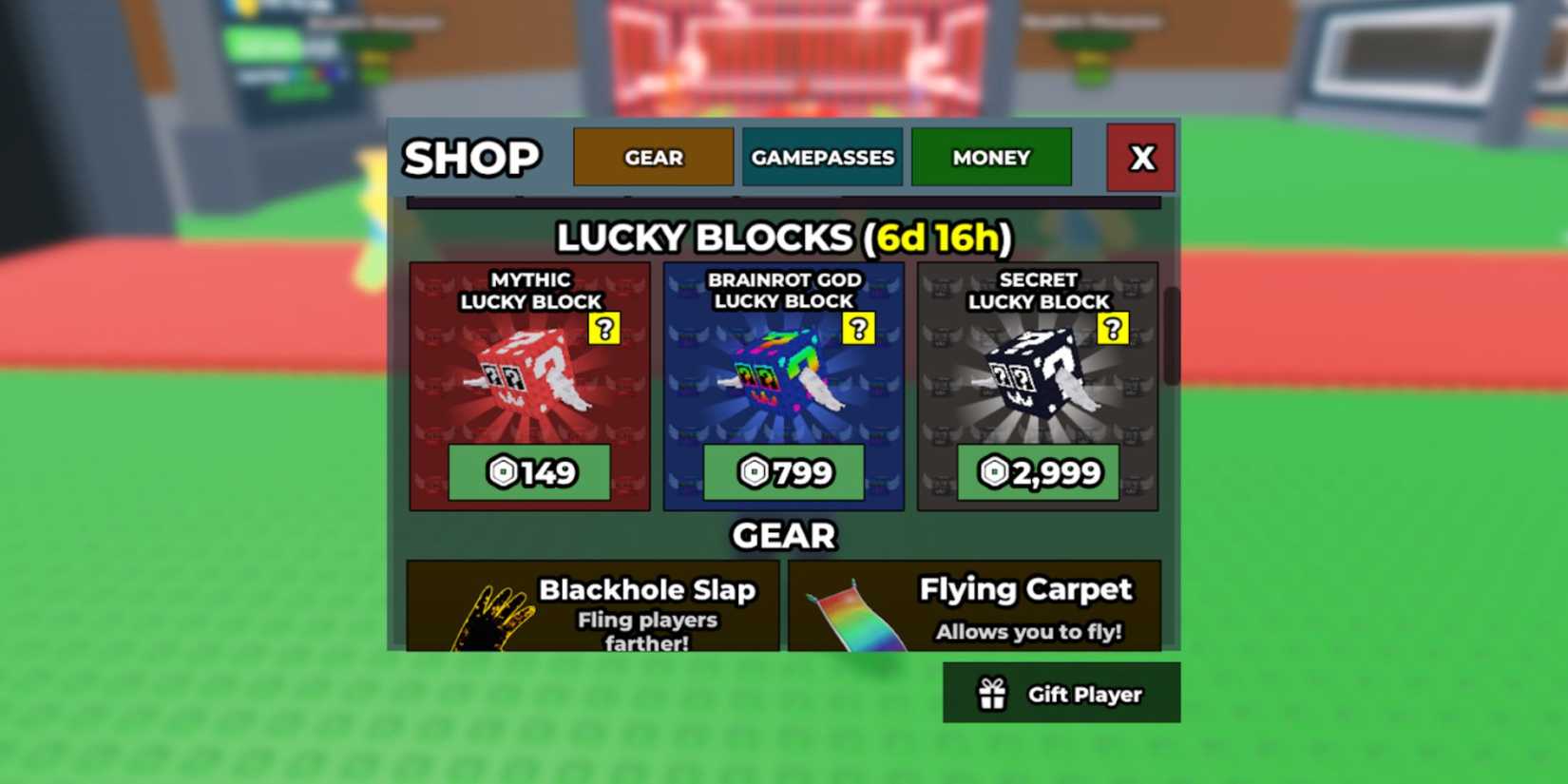 Steal a Brainrot shop