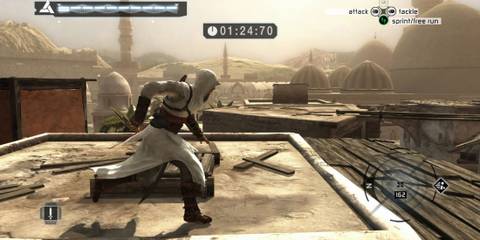 Altair running through the map - Assassin’s Creed