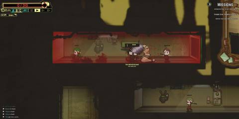 An agent being mauled by a human worm creature in Lobotomy Corporation