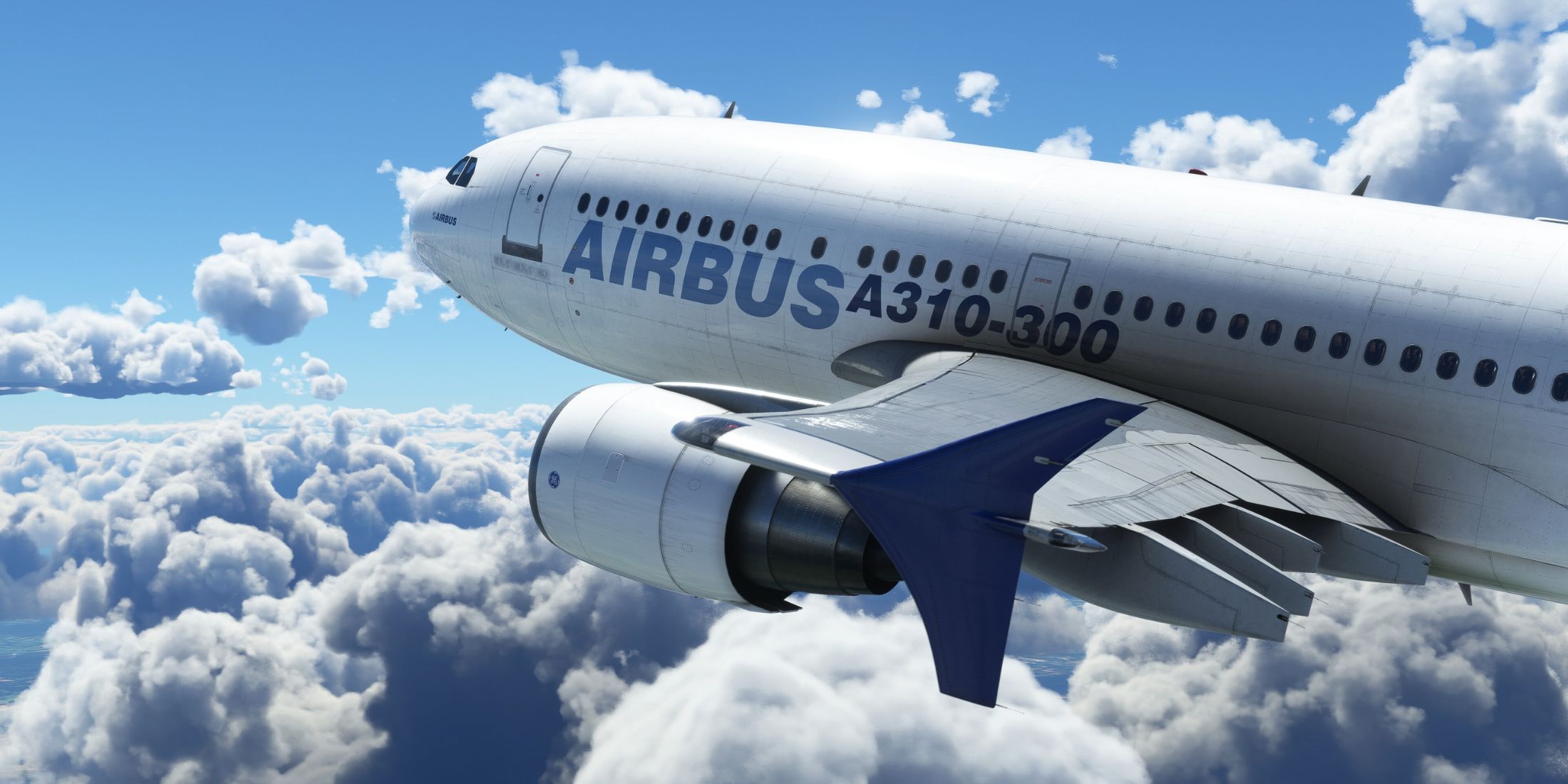 An Airbus in the sky - Microsoft Flight Simulator
