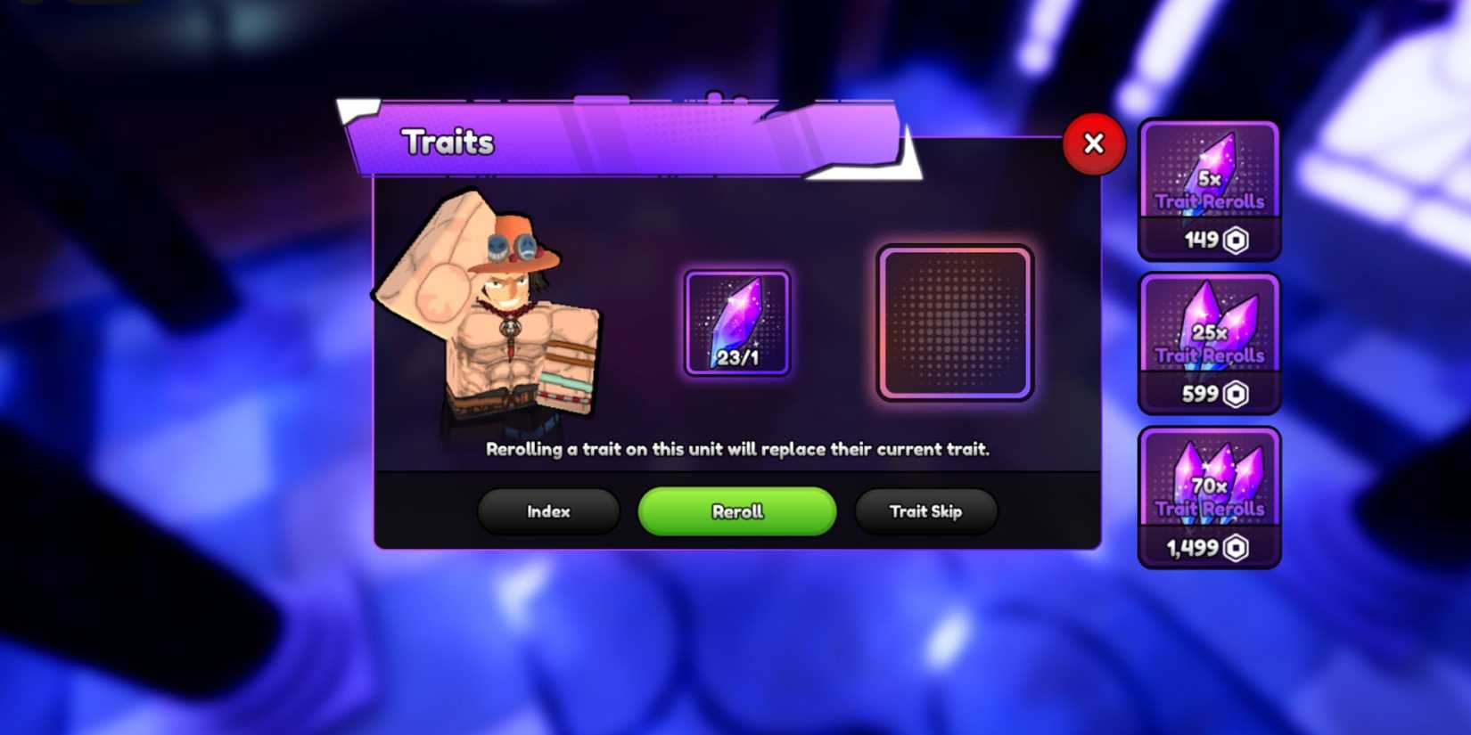 Anime Final Strike Trait