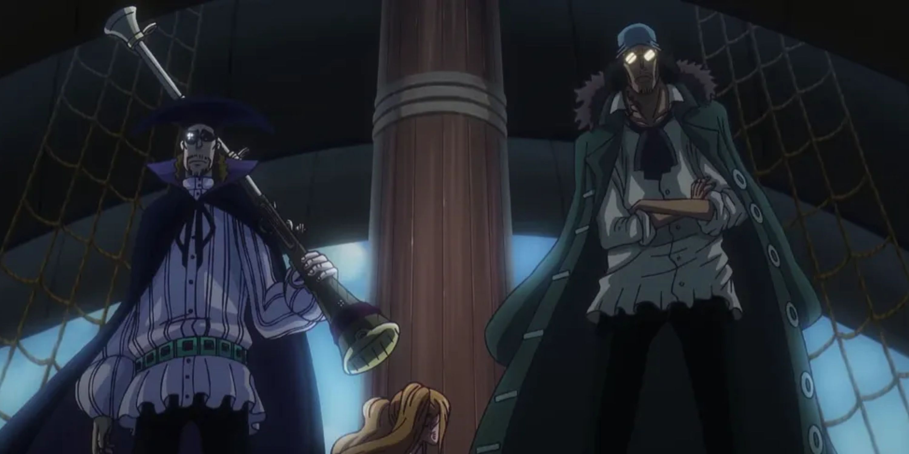 Aokiji and Van Augur in One Piece