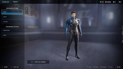 Appearance Settings Mecha Break