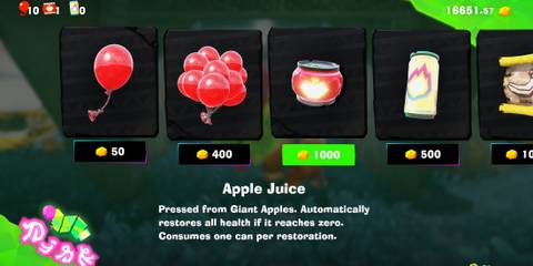 Apple Juice Item in Donkey Kong Bananza