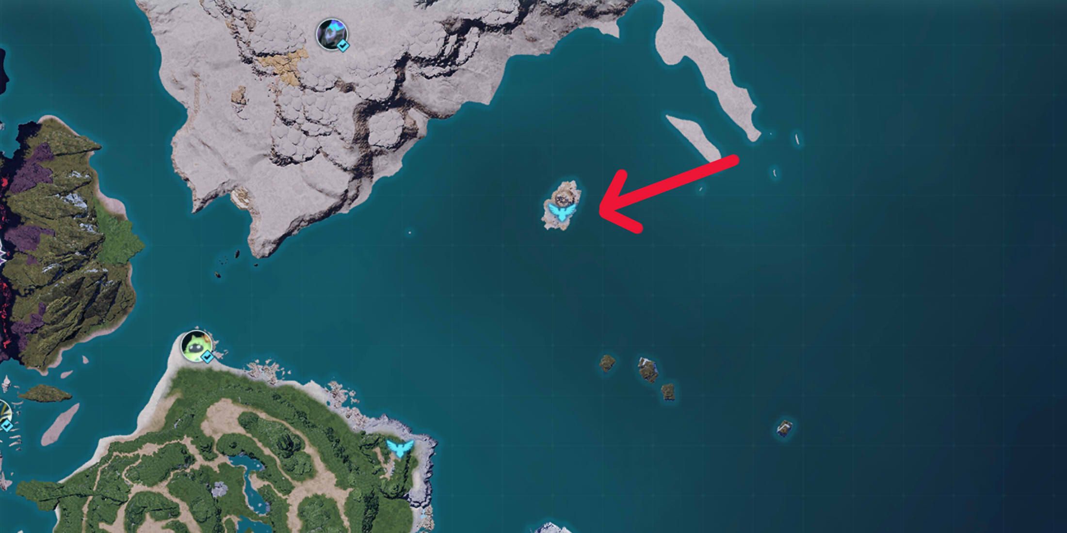 arena palworld map