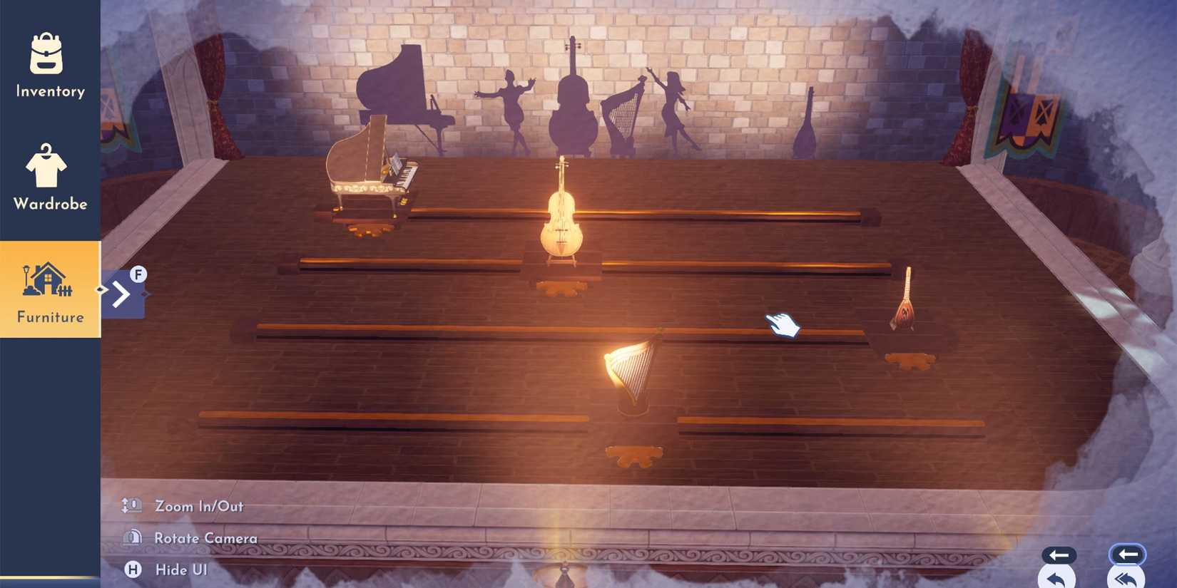 arrange the instruments in the right spot trial of song in ddv disney dreamlight valley