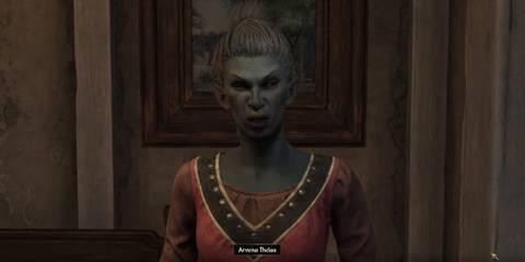 Arvena Thelus in Oblivion remastered during the rat quest 