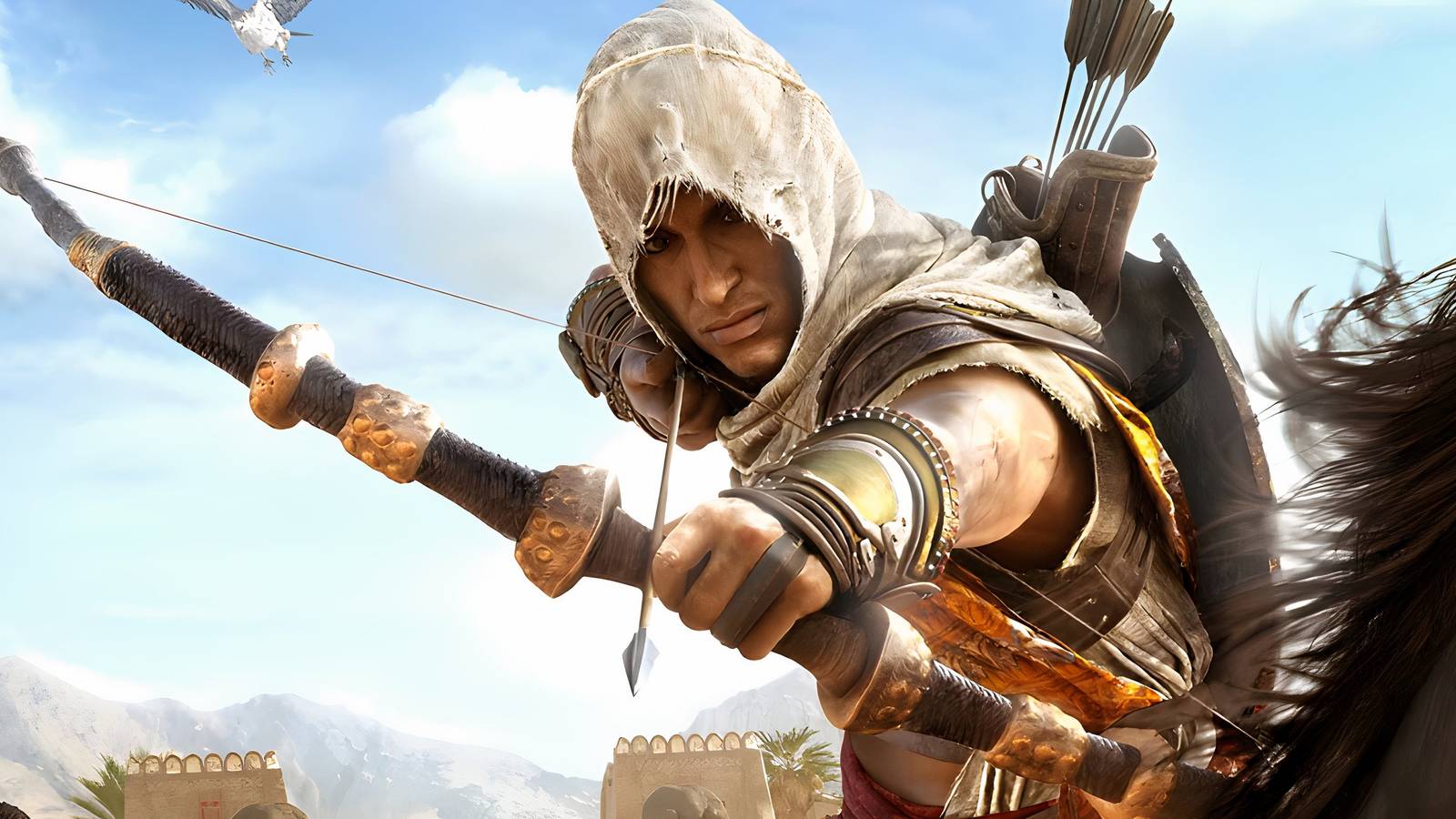 Assassins-Creed-Origins-Bayek-Holding-A-Bow