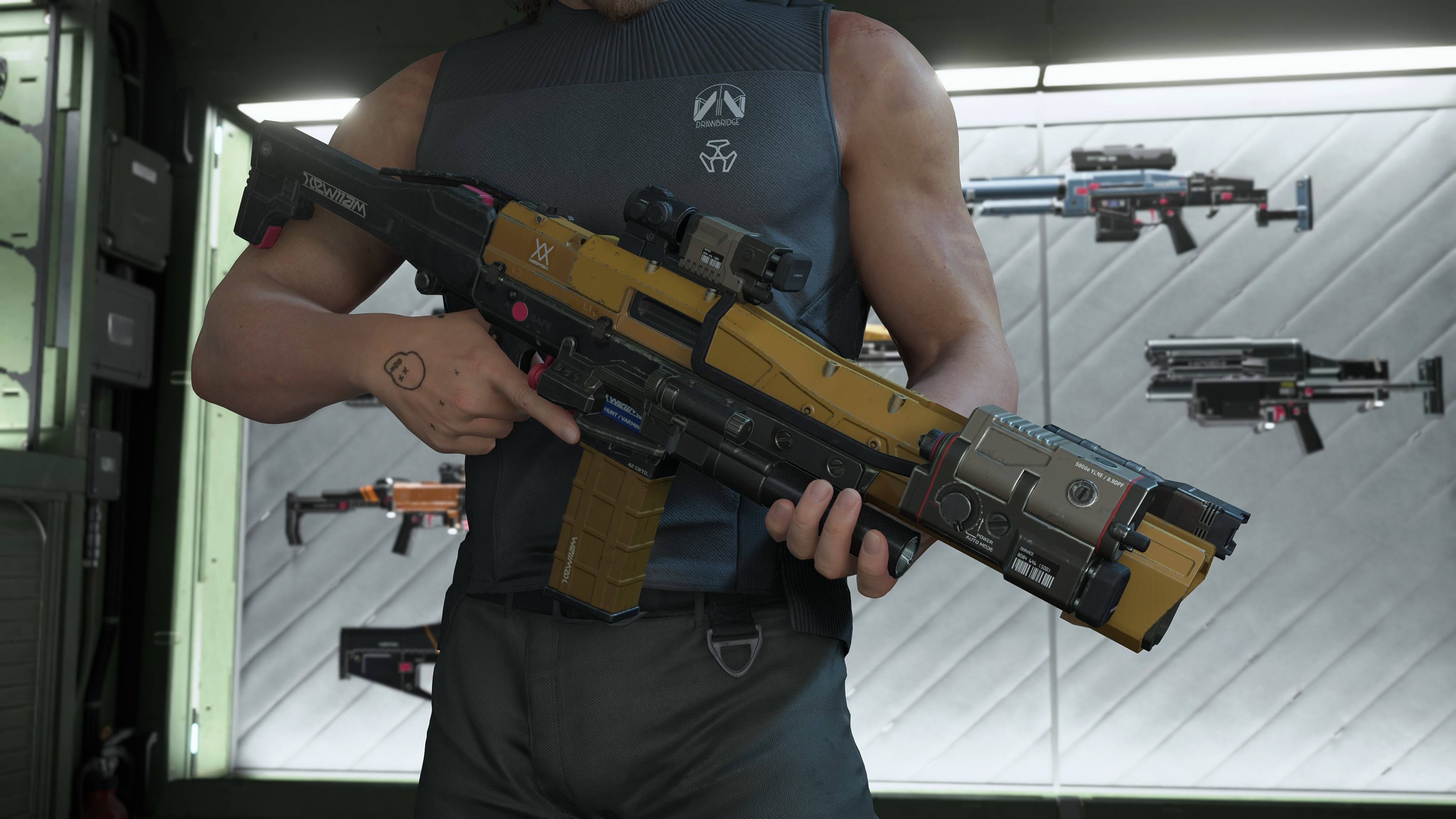 assault rifle in Death Stranding 2