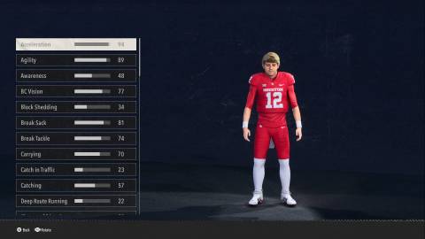 austin carlisle fastest qb in college football 26