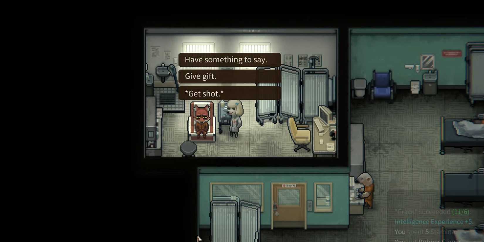 infirmary in back to the dawn.