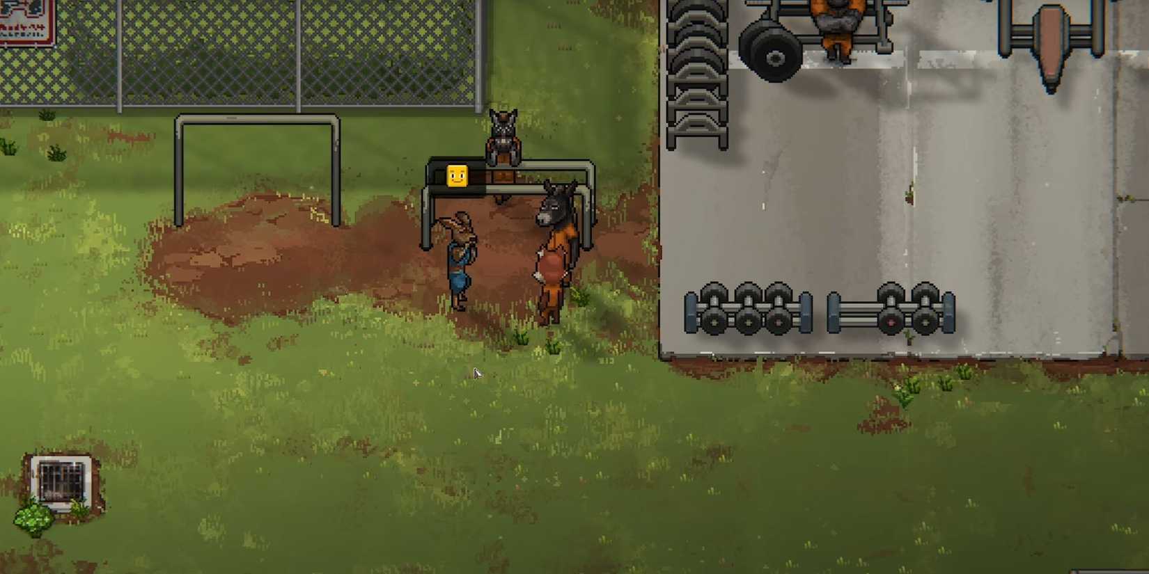 making friends in back to the dawn.