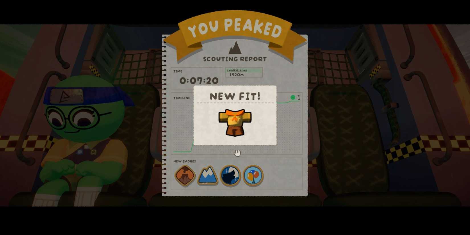 balloon badge reward peak