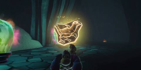 Banana Bird fossil in Donkey Kong Bananza