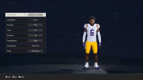 barion brown fastest wr in college football 26