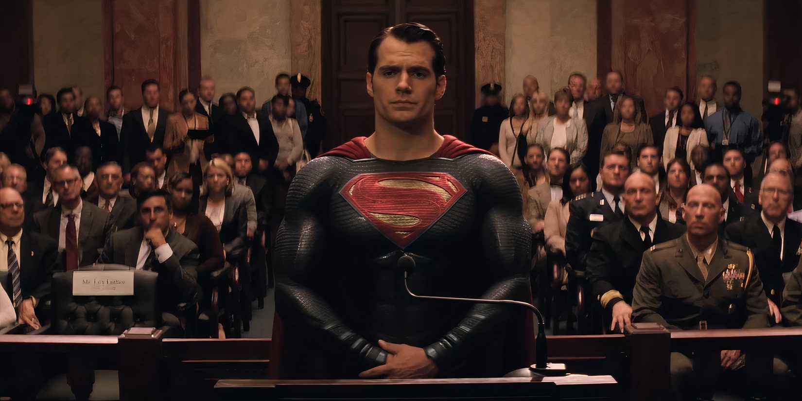 Superman on Capitol Hill in Batman V Superman: Dawn Of Justice