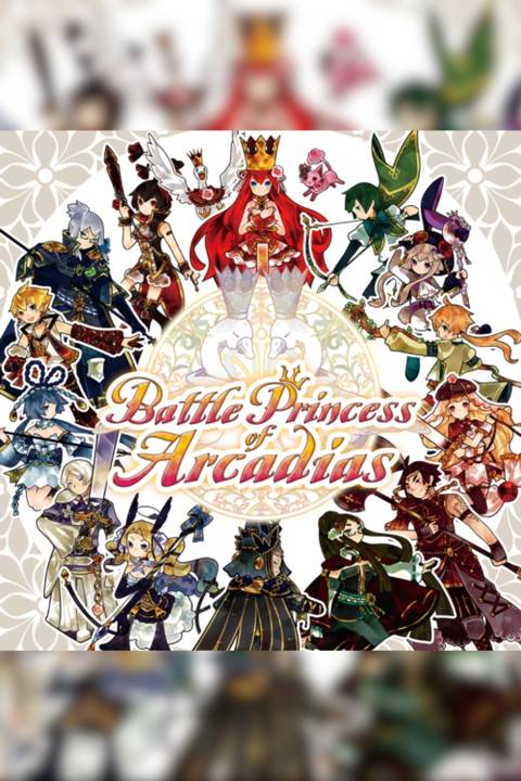 Battle Princess of Arcadias video game cover art tag