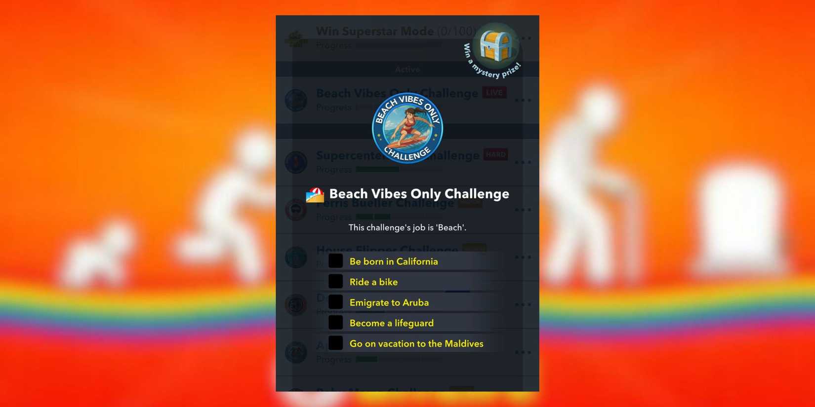 beach cibes only bitlife