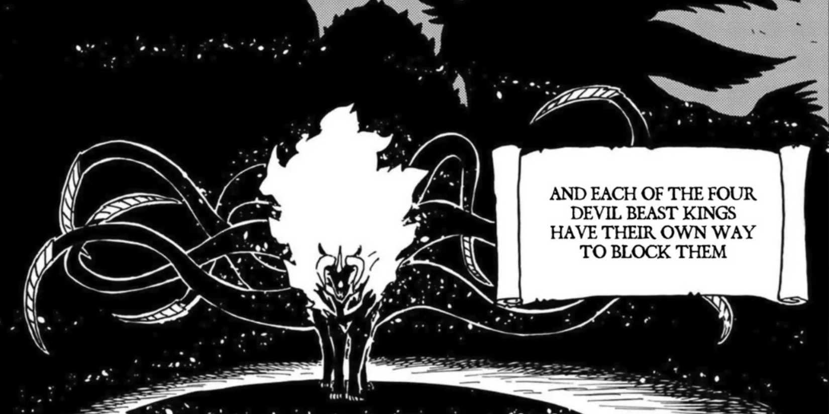 Beast King Laswell, top left corner, alongside Clevatess, Zaftier, and Vordein as shown in Clevatess Manga