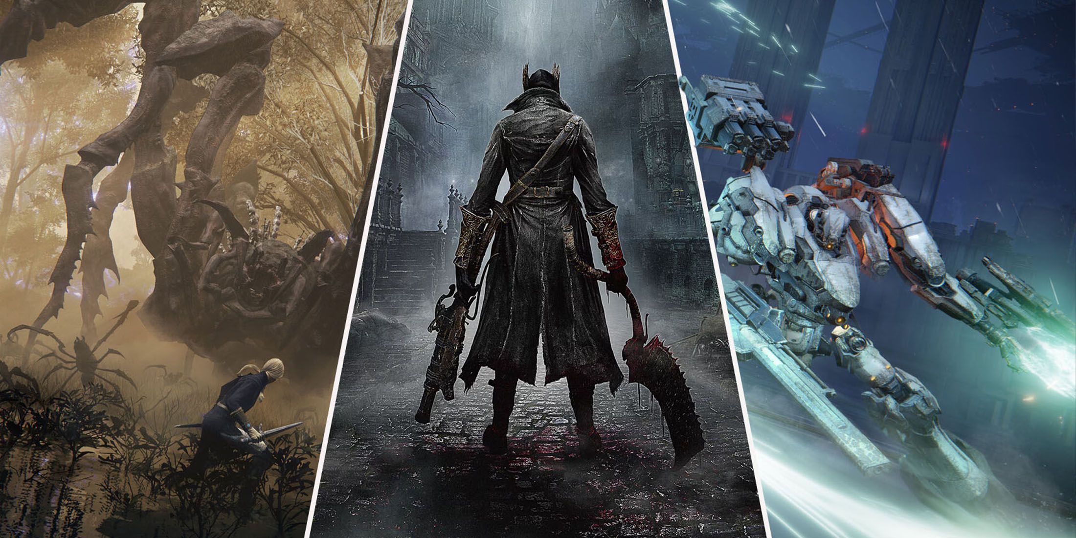 best fromsoftware games, elden ring nightreign, bloodborne, armored core 6